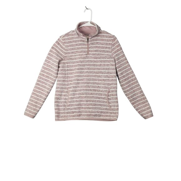 THREAD & SUPPLY Womens Sweater SZ M Fleece Pullover 1/4 Zip Pocket Mockneck‎ - Picture 1 of 10